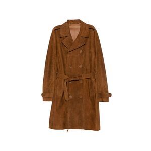 Santoro Brown Coats - Leather Coats Men